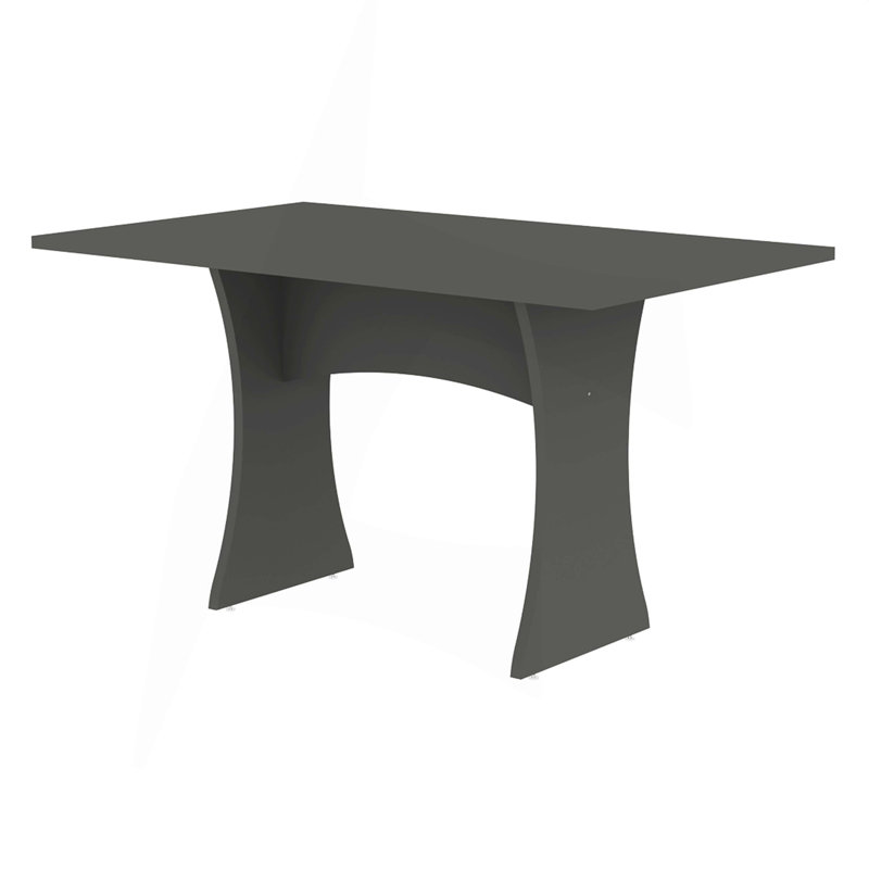 Table de salle à manger Coney, Gris anthracite