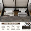Lift Up Storage Platform Bed Frame with Large Storage Space-16205108-16205110