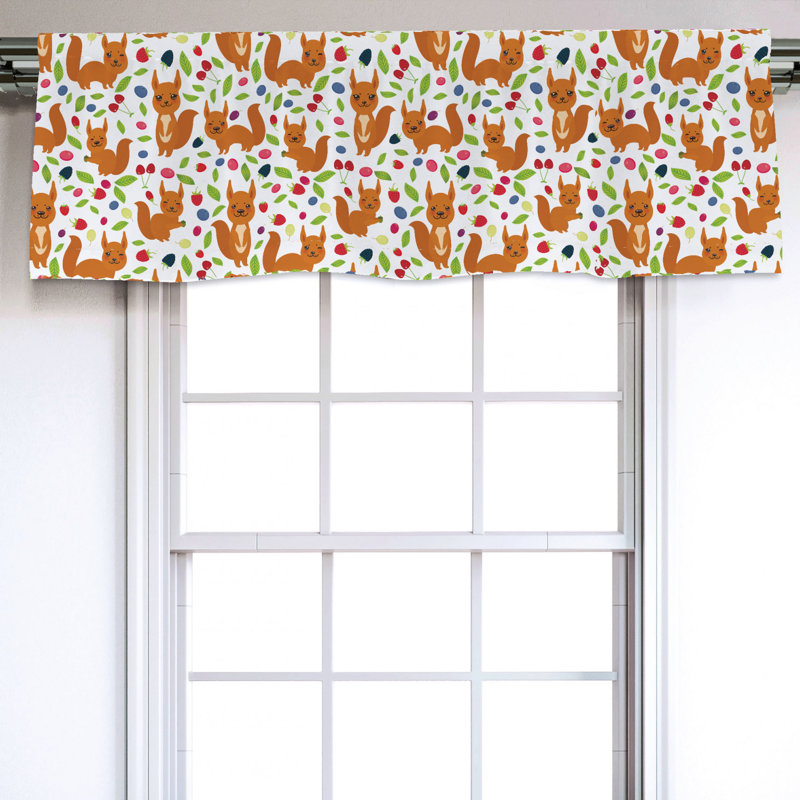 Sateen Ruffled Window Valance