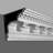 9 in x 8-5/8 in x 94-1/2 in Egg and Dart Polyurethane Crown Moulding Pro Pack 15-1/2 LF