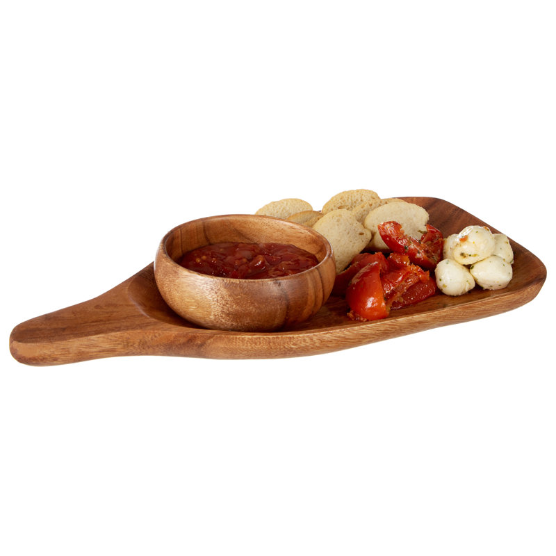 Alpen Home Flanagan Wood Divided Serving Dish
