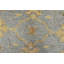 Tapis bleu nouvel âge en laine rond 9 pi 3 po x 9 pi 1 po Frandric