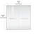 53.78" - 60" W x 60" H Double Sliding Frameless Tub Door-85752661