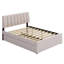 Lit plateforme tapissier avec lit gigogne-1623456793