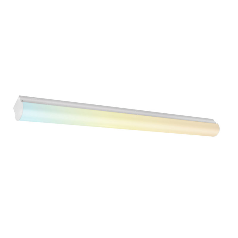 4 ft. Integrated LED Dimmable Linear LED Strip light Shop light, CCT/Wattage/Lumen Selectable
