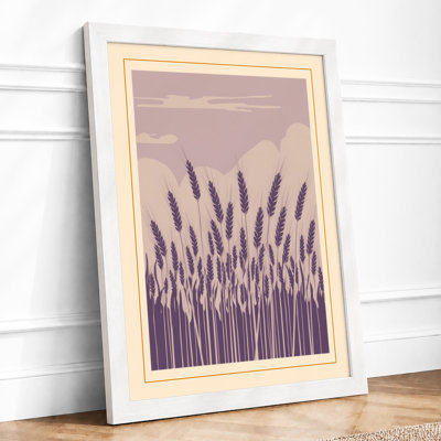 Purple Grain Field Botanical - Print