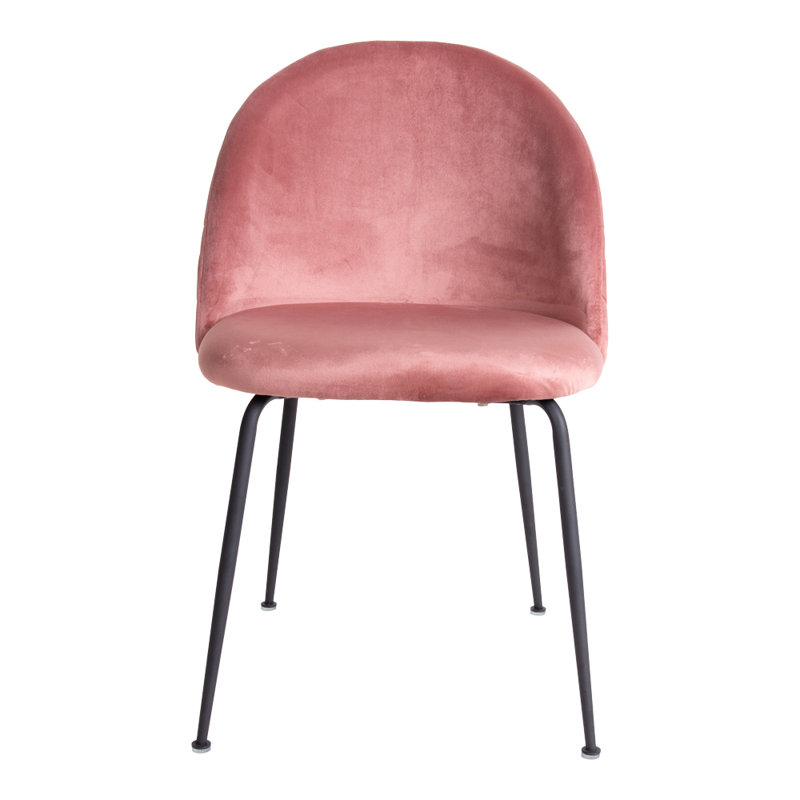Klimas Upholstered Dining Chair, Pink