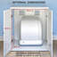 Refined self-cleaning litter box-1116616327