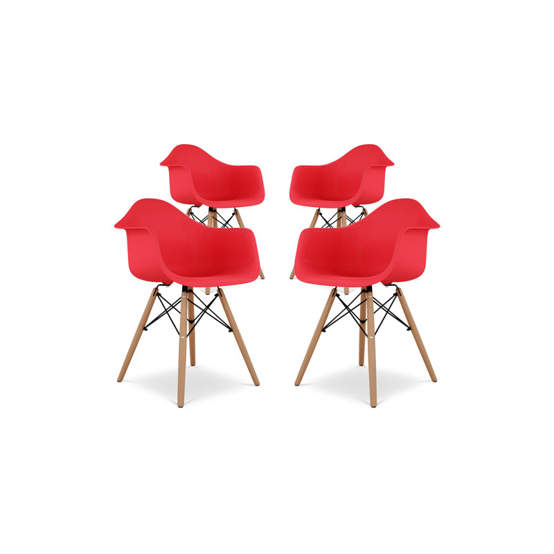  Fauteuil Pyramid, Rouge, 2