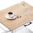 18X23in Kitchen Island Cart Rolling Storage Table With Single Door Cabinet