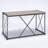 Rectangular Console Table In Rustic Oak And Industrial Black Metal Style Charming With Design