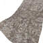 Jeté 50 "X 70" en polyester damassé tissé brun et beige