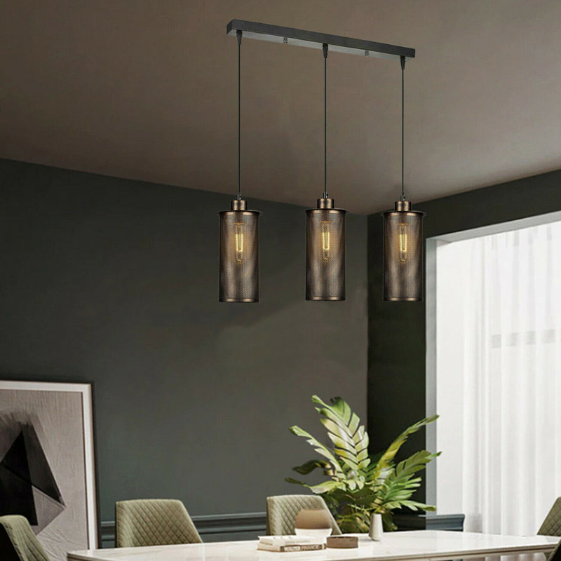 Sarahsville 3 - Light Brushed Copper Pendant
