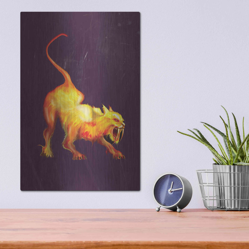 " Saber Tooth " by Michael Stewart, 16" H x 12" W