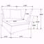 Canapé modulaire 6 pièces Ridgemont Ivory