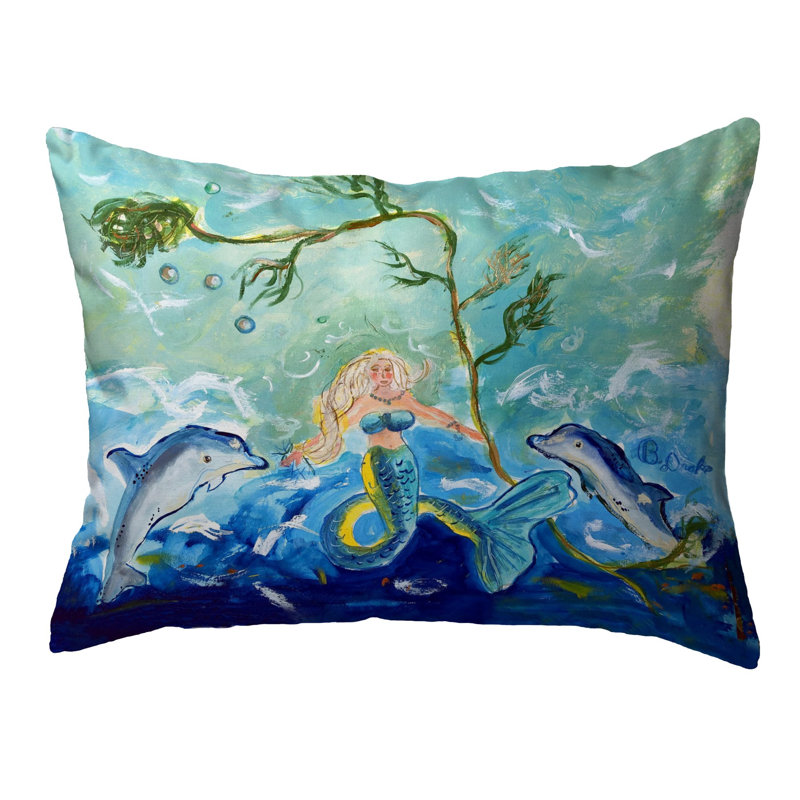 Outdoor Reversible Throw Pillow, 16" x 20"