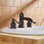 Robinet pour salle de bain à 3 trous et 2 poignées en bronze huilé SoftStream-55043220