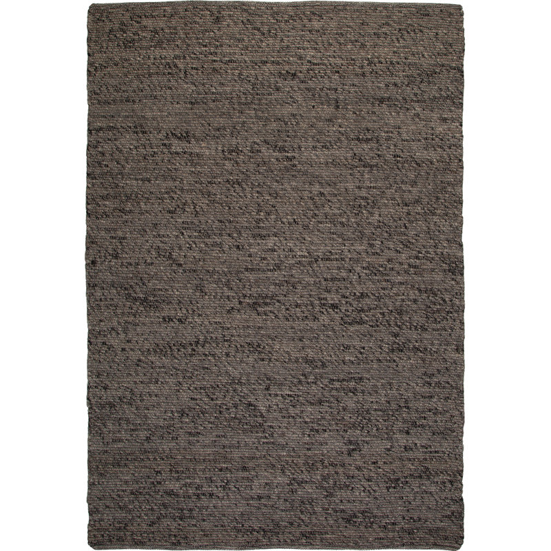 Kjell Uni Hand Woven Area Rug, Rectangle 200 x 290cm, Graphite