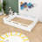 Floor Platform Bed with Guardrails-128781478-128781479