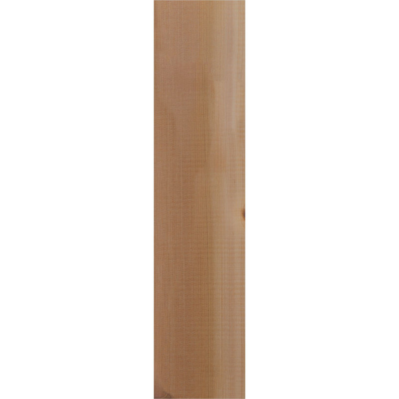 Corbeau alpin avec contre-plaque, H 24 po x l 5,5 po x P 12 po, Lisse, Cèdre rouge