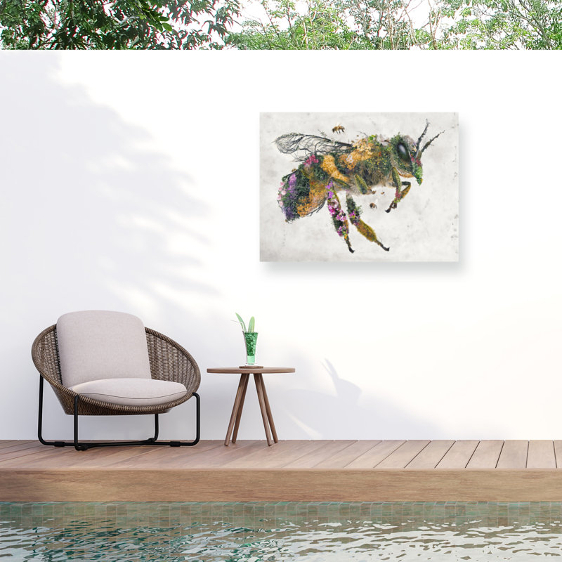 Toile d'extérieur Barrett Biggers Honeybee, H 14 po x l 19 po