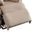 Fauteuil inclinable beige avec accoudoirs coussinés-125915577