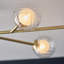 Stets 1-Light 25cm Semi Flush Mount