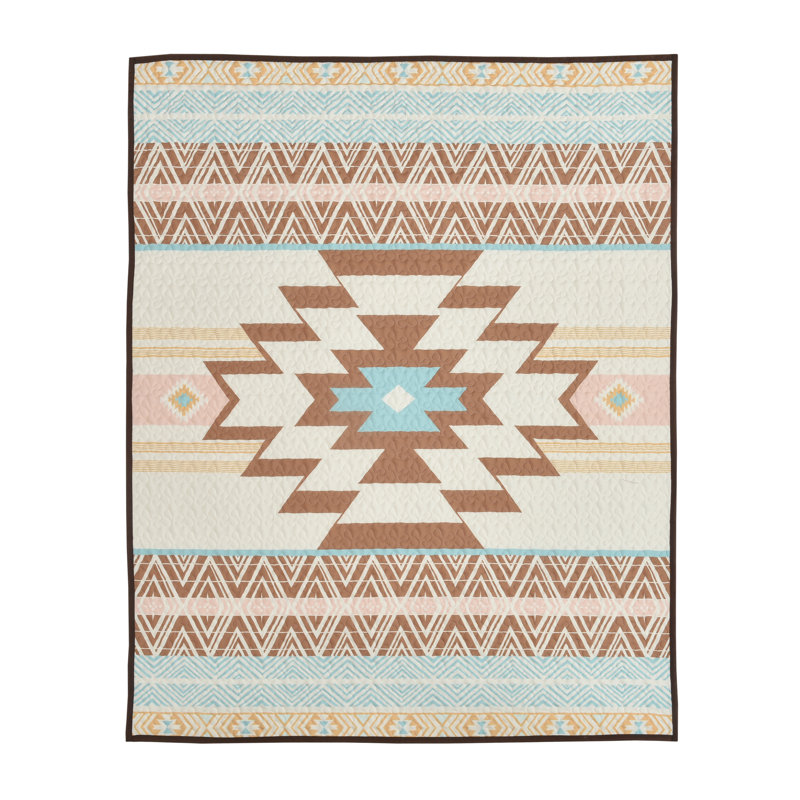 Couverture matelassée Sedona Springs Southwestern Boho