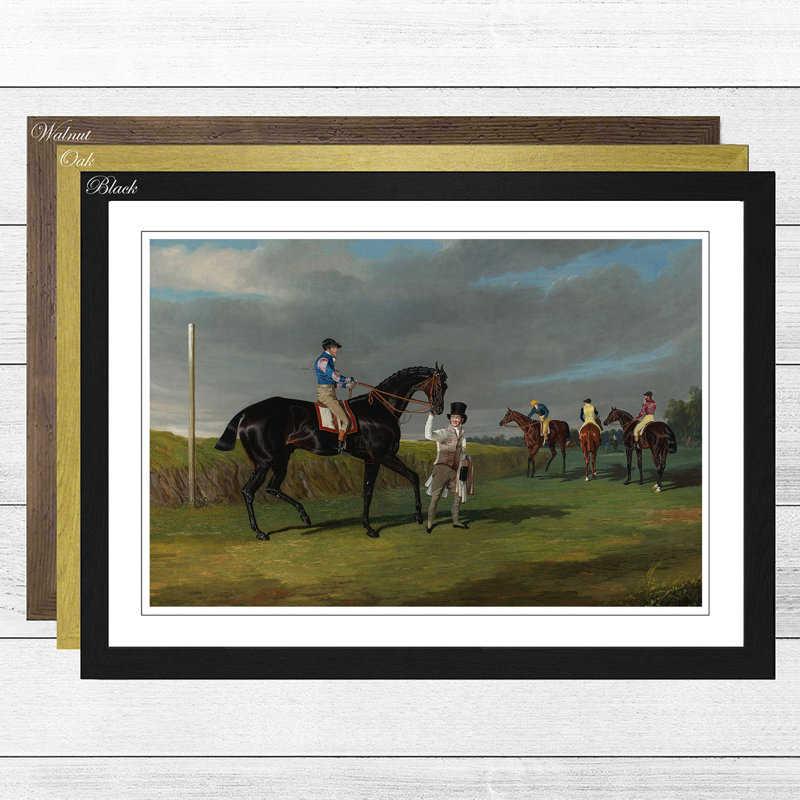 John Frederick Herring - Single Picture Frame Painting, Black