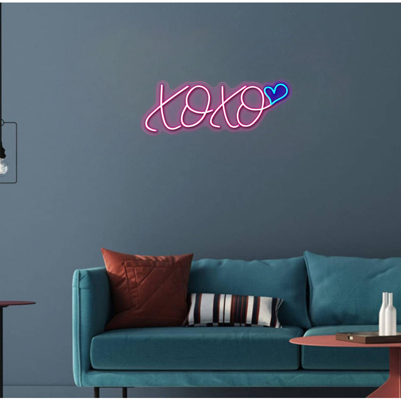 XOXO Neon Sign - 10" x 28"