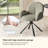 360° Swivel Modern Dining Chair Set of 2,Office Desk Chair No Wheels,Coffee Chair,Accent Upholstered Vanity Chair,Reading Chair-2096304372