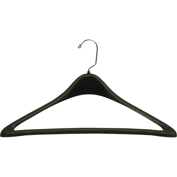 Whitmor Straight Wood Suit Hangers w/ Small Hook & Slack Bar Natural 100  Per Case Price Per Case