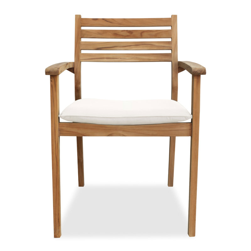 Coussin de chaise de salle à manger avec accoudoirs Universal - gris anthracite, Blanc