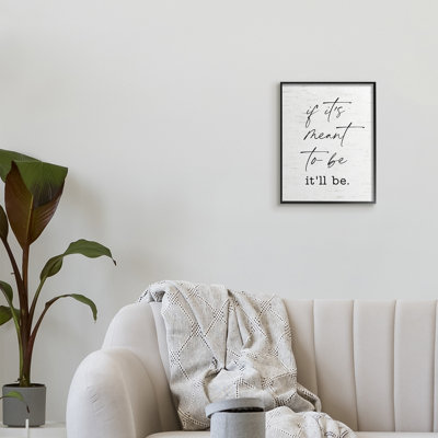 «Meant to Be Motivational Quote» par Lettred and Lined - Art textuel