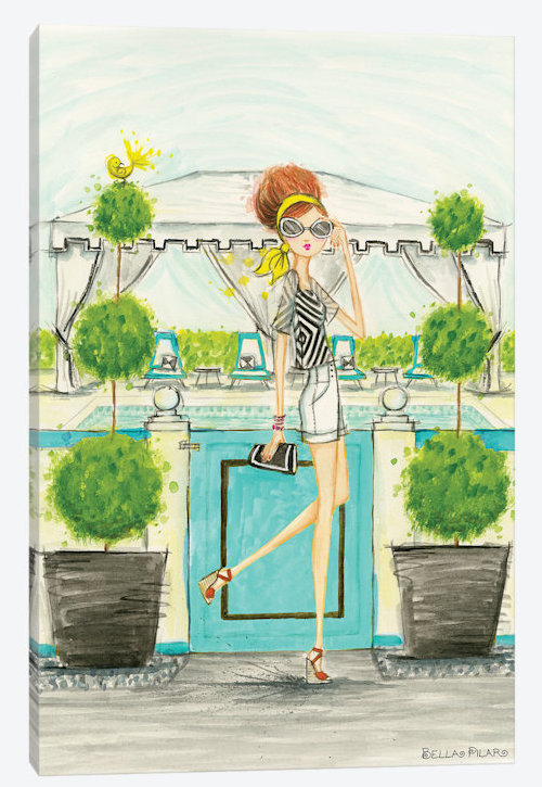 Luxe de la série retreat : cabana, reproduction d’art sur toile tendue, H 26 po x l 18 po x P 1,5 po, Toile avec cadre noir