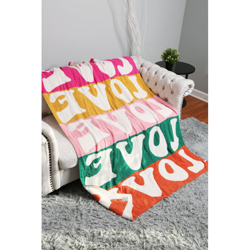 Jeté multicolore Love Luxury