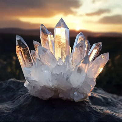 Large Quartz Cluster，200-400G， Home Decoration, Home Ornaments, Holiday Gifts, Valentine's Day Gifts