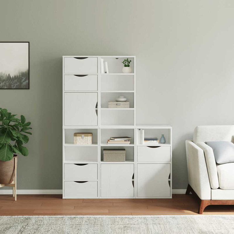 79cm H x 40cm W Bookcase, White