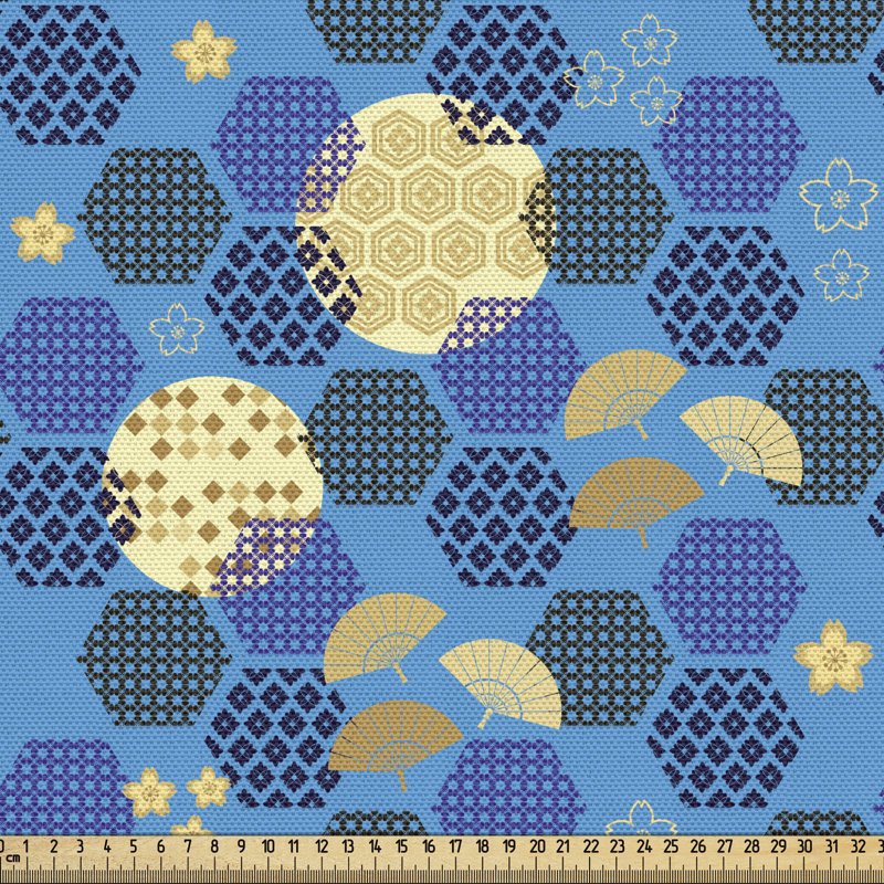 Tissu japonais Ambesonne, l 36 po x L 58 po