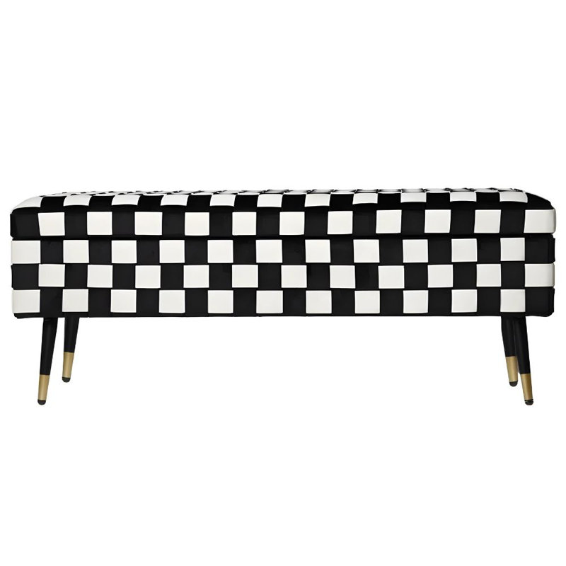 Aurigae Velvet Upholstered Storage Bench