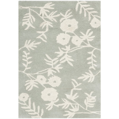Avayah Soho Hand Tufted Wool And Viscose Floral Rug