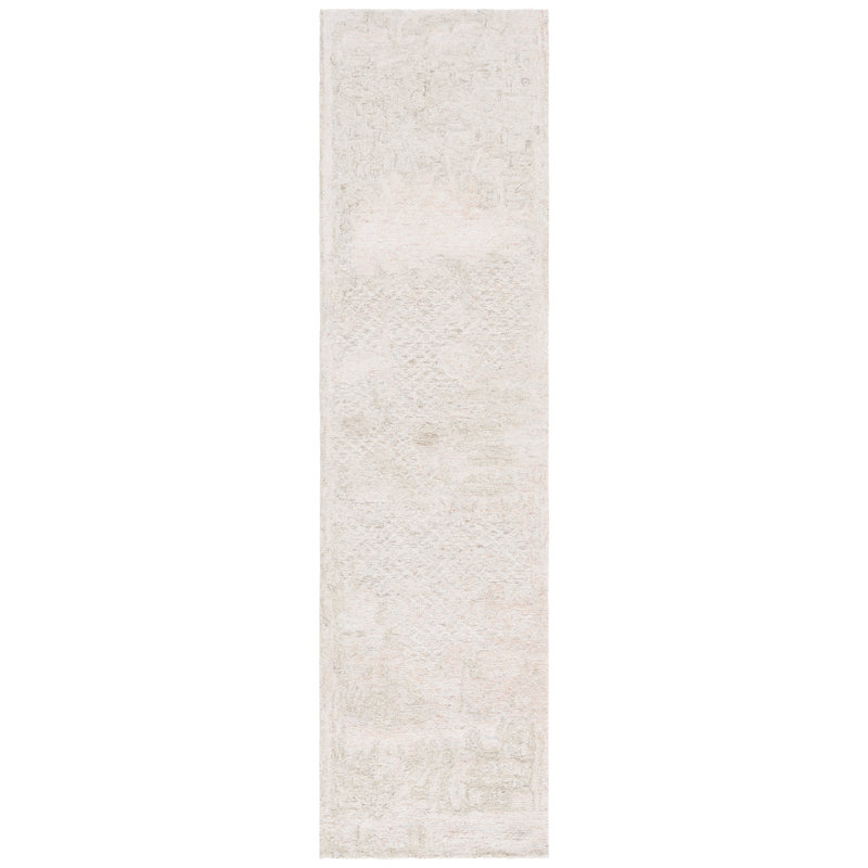 Nataiya 101 Hand Tufted Wool; Cotton Abstract Rug, Runner 2'3" x 9'