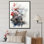 Clorise Asian Art Fantasy Sumi III, reproduction d'art sur toile
