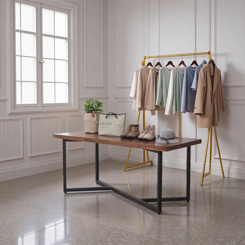 Names Of Clothes Table Orren Ellis Simple display table of clothing store - Wayfair Canada