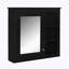 Armoire de rangement à pharmacie avec miroir-117887700
