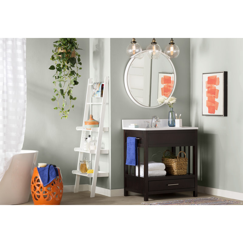 Tabouret de jardin en céramique Twedt, Orange