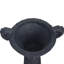 Pot de fleurs élégant en oxyde de magnésium noir, pouvant accueillir plusieurs plantes, 48,2 cm de hauteur, 28,3 cm de largeur, 39,4 cm de profondeur, trou de drainage, aucun assemblage requis, convient aux pots de 48,2 cm de hauteur x 28,3 cm de largeur.