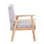 Fauteuil d'appoint en velours Bleona-107227490
