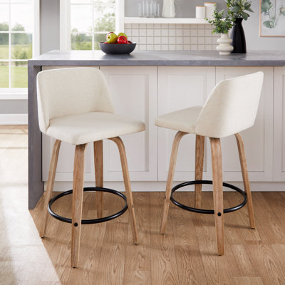Tabouret de comptoir pivotant 25,5 po Arabelle