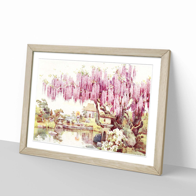 Single Picture Frame Painting, Oak